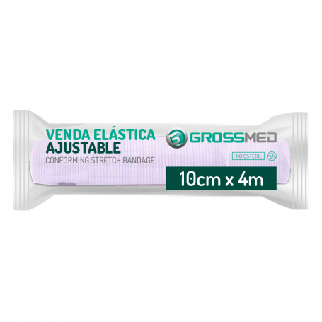VENDA ELASTICA 10CM AJUSTABLE MAX X 4M (GROSSMED)